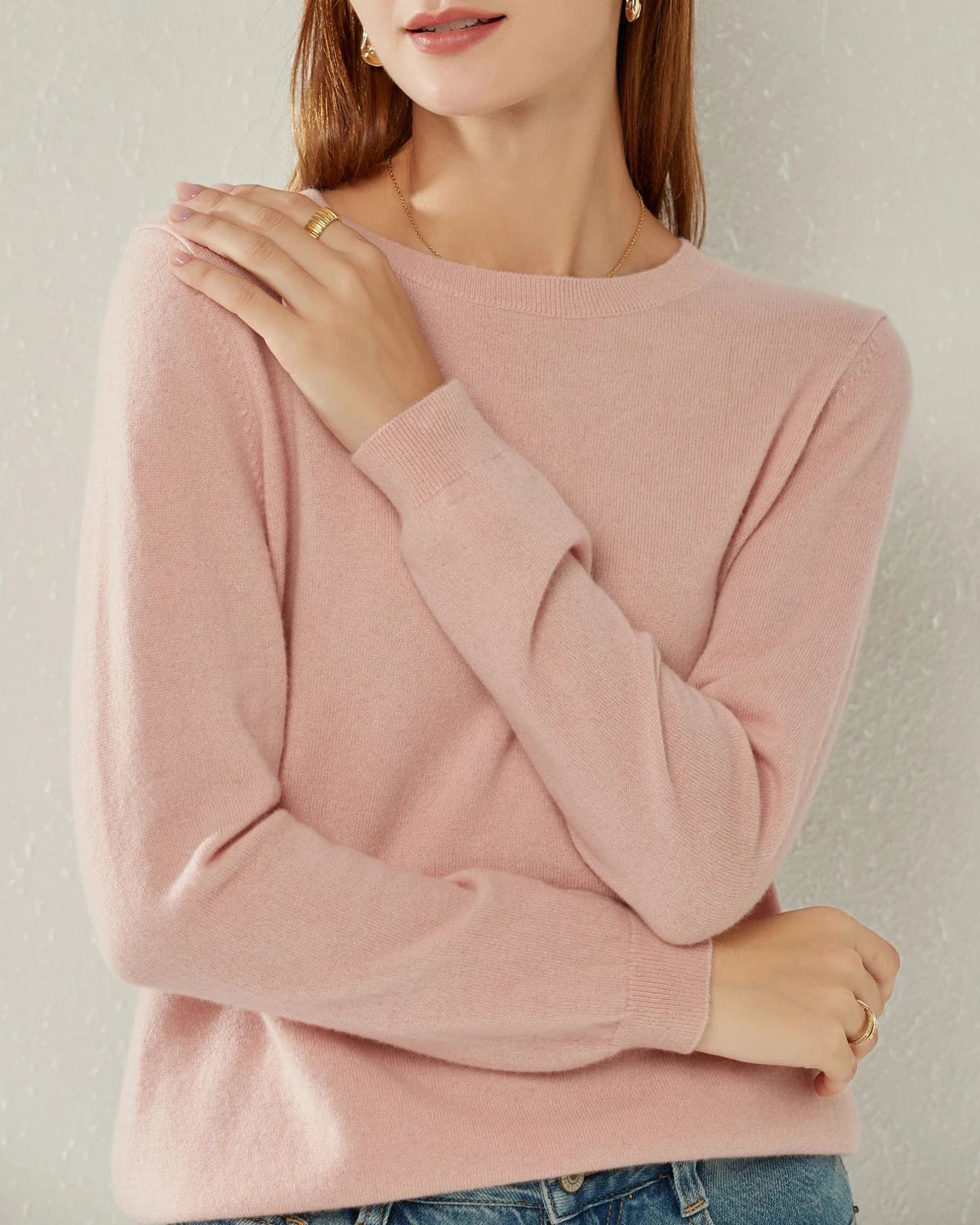 Crewneck Lightweight Cashmere Sweater