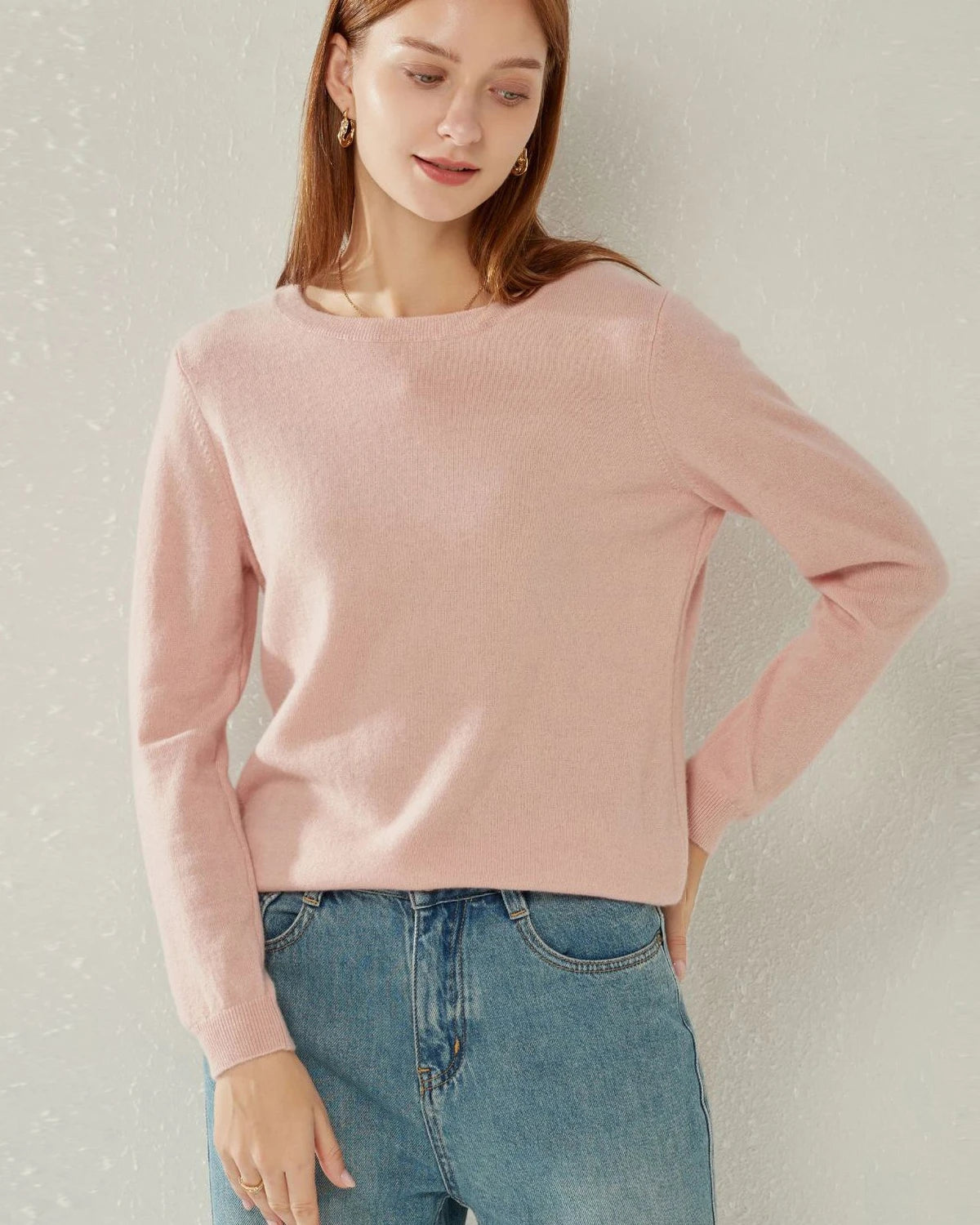 Crewneck Lightweight Cashmere Sweater