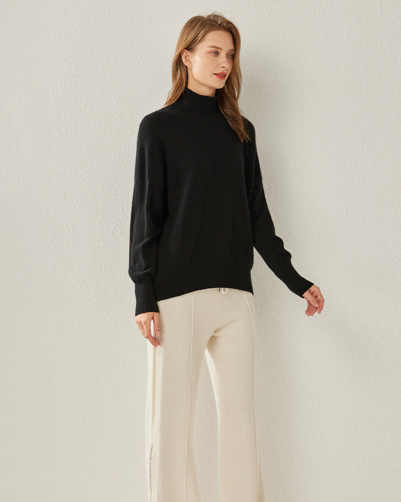 Turtleneck Oversized Cashmere Sweater