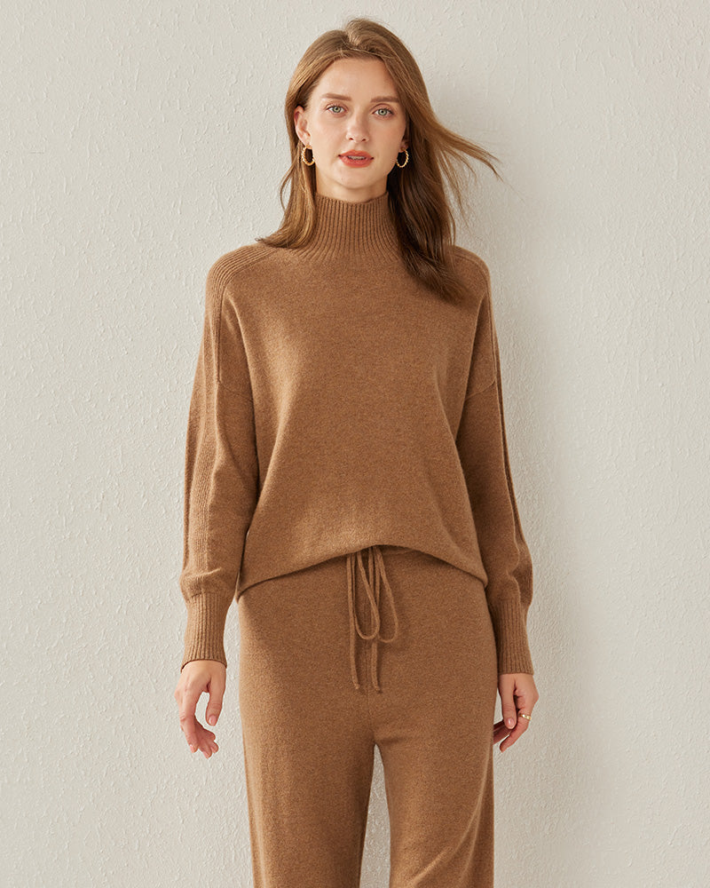 Turtleneck Oversized Cashmere Sweater