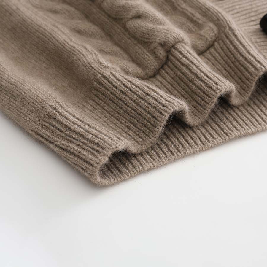 Cashmere Medium Length Cardigan