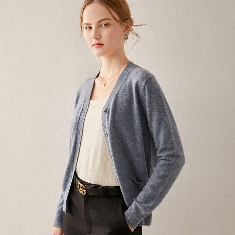 Knit Cashmere Cardigan