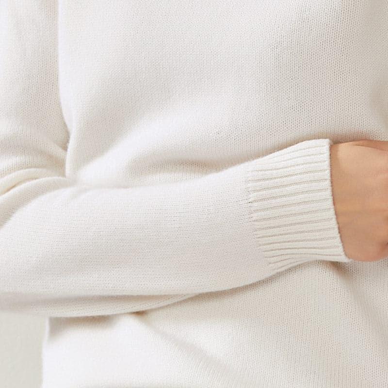 Women's Mock Neck Cashmere Sweater