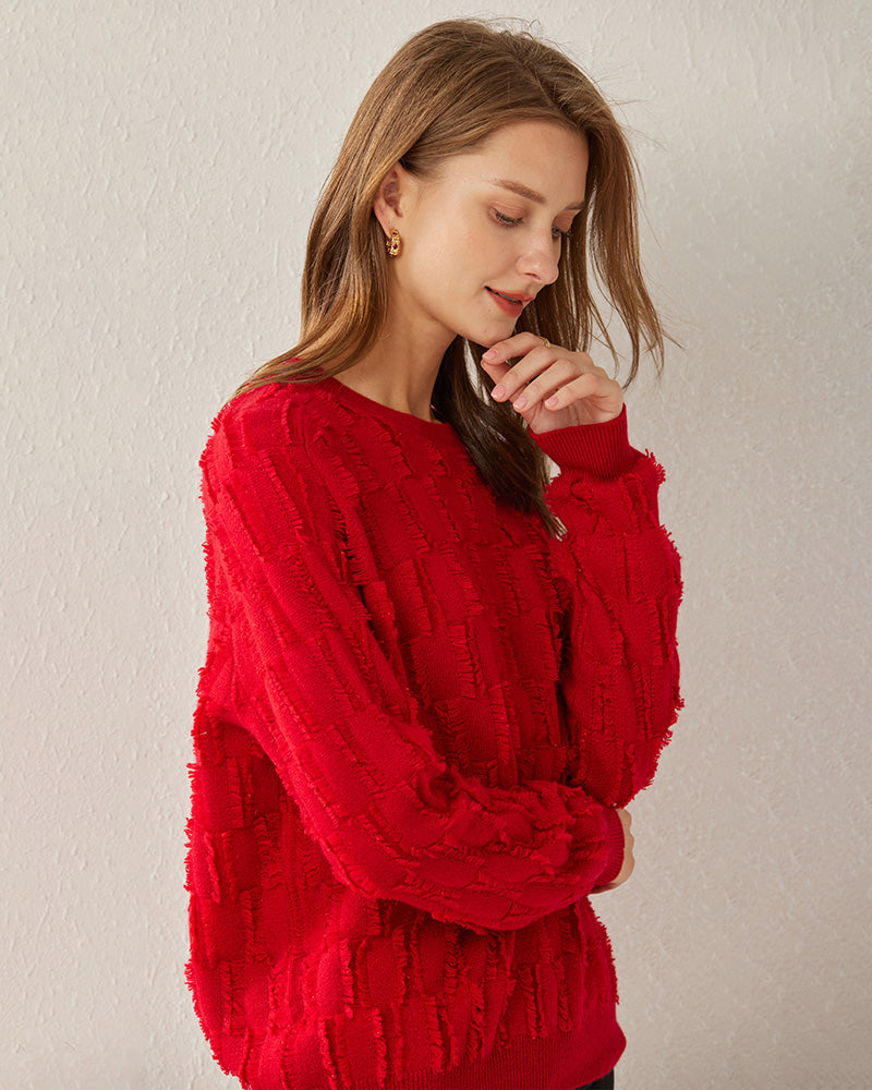 Crew Neck Luxe Cashmere Sweater