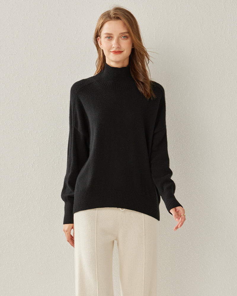 Turtleneck Oversized Cashmere Sweater